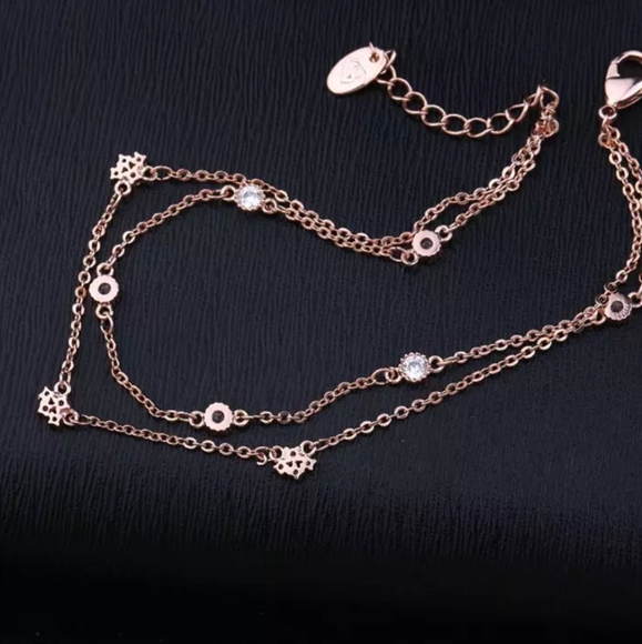 NEW ROSE GOLD PLATED DIAMONDS BY YARD BRACELET - Picture 4 of 5